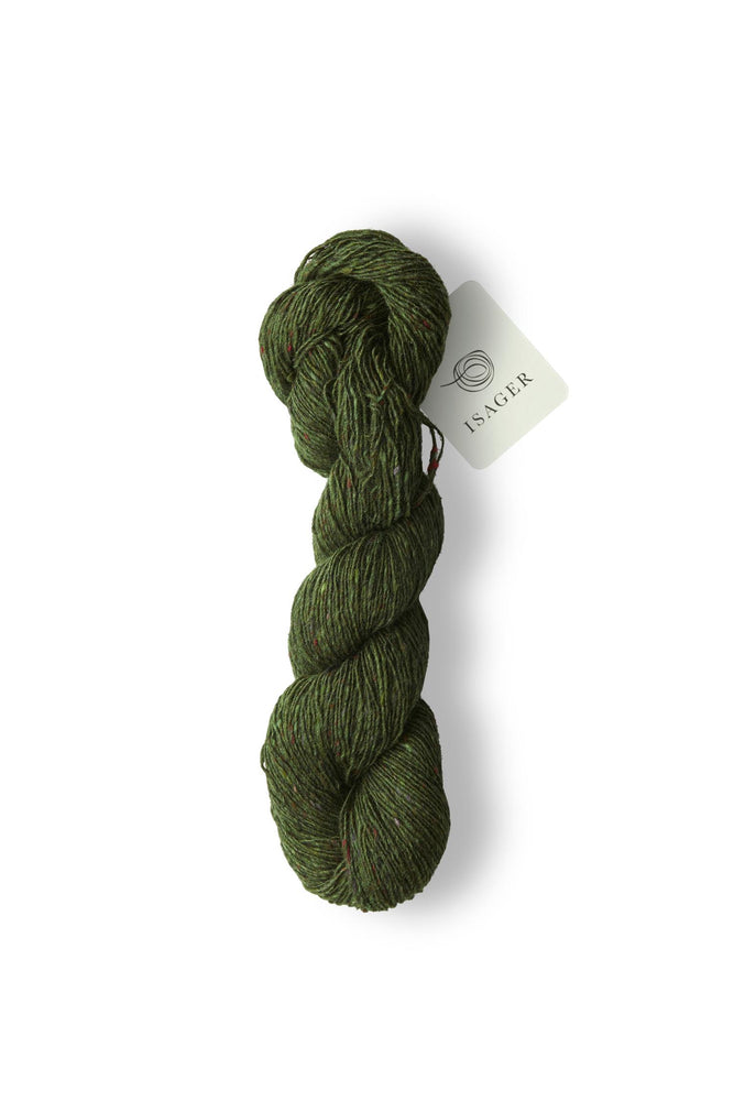 Bottle green Tweed -	Isager Tweed