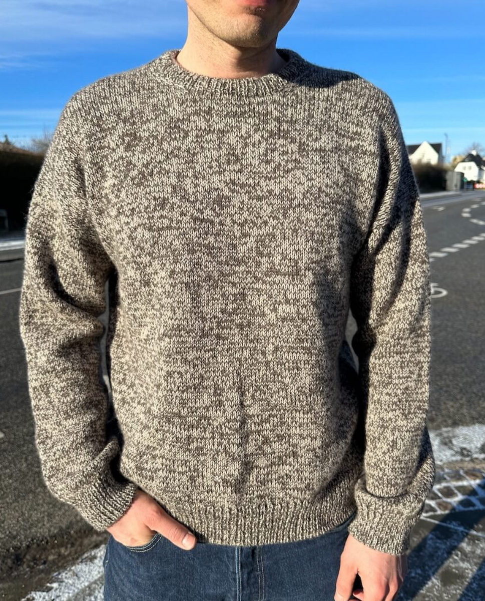 Melange Sweater Man Paper