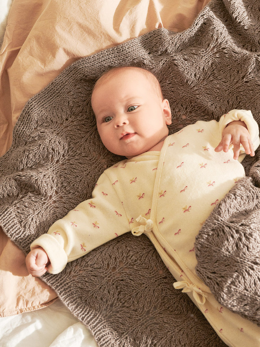 小物 LIDNM BABY WOOL BLANKET STOLE Sandnes Garn Collection 2406 BABY BLANKETS