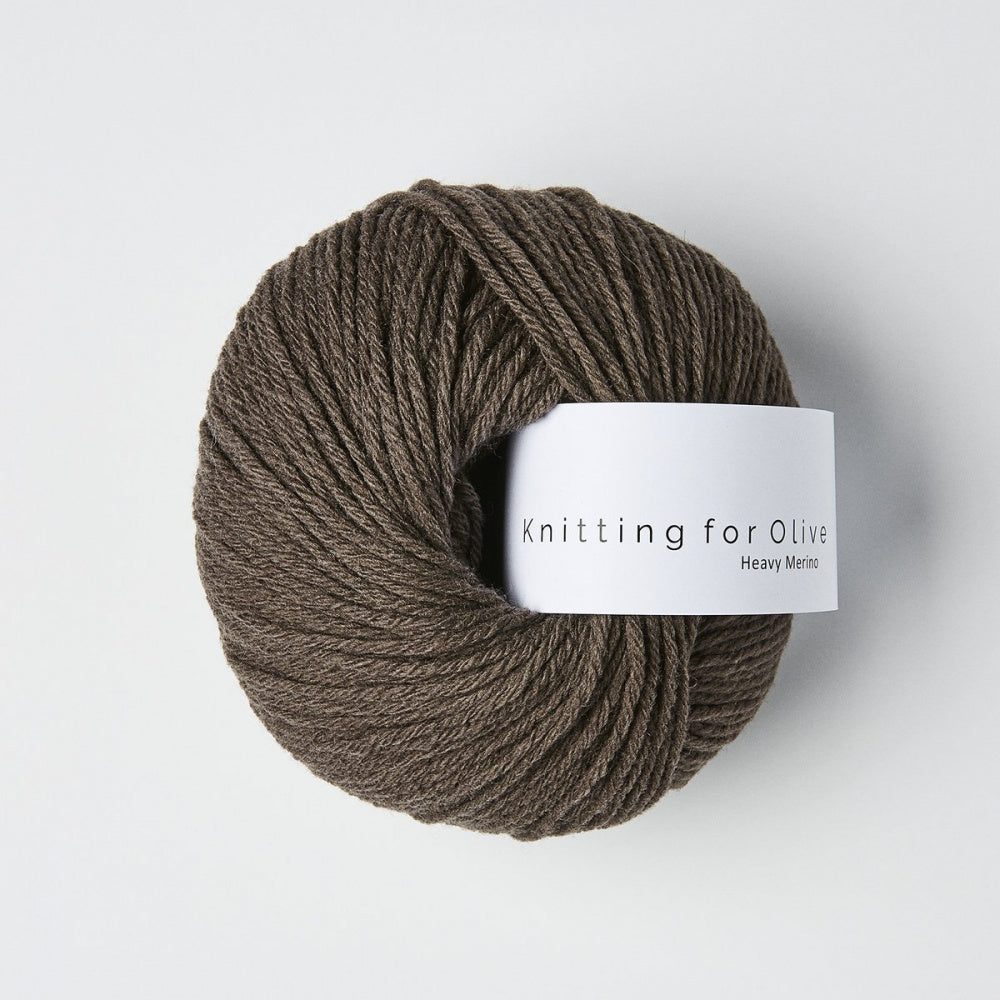Mørk Elg -	Heavy Merino - Knitting for Olive - Garntopia