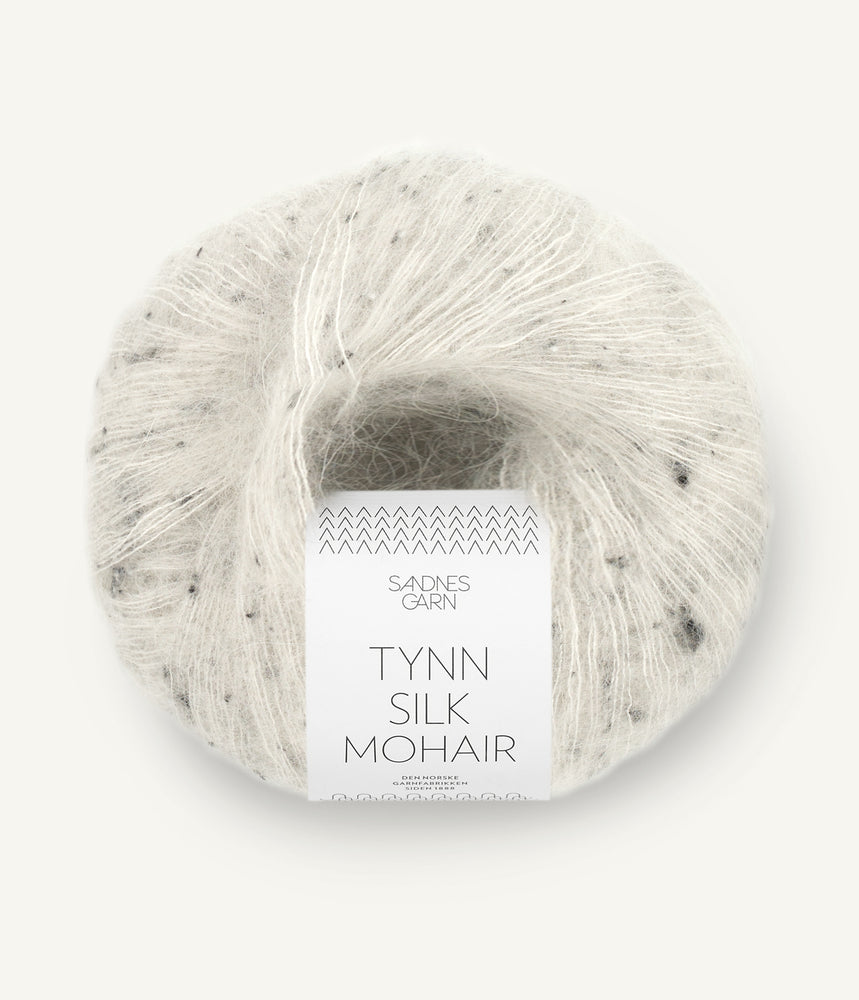 1199 Salt'n Pepper Tweed -	Tynn Silk Mohair - Sandnes garn - Garntopia