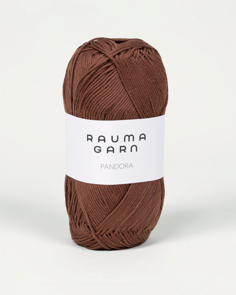 242 Rødbrun -	Pandora - Rauma Garn - Garntopia