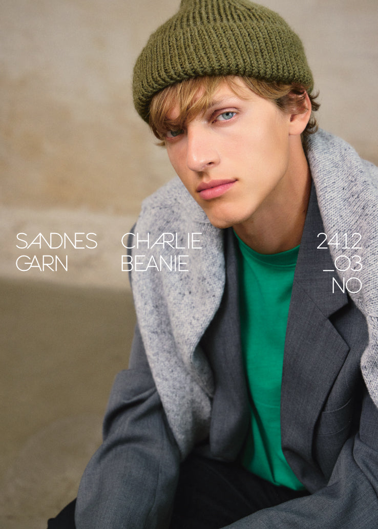 2412 - Mr. - Nr. 3  Charlie Beanie - Sandnes garn - Garntopia