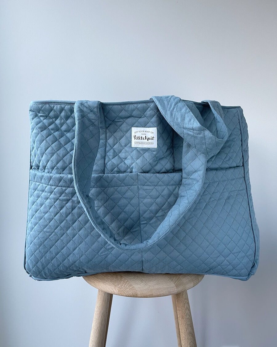 All You Need Bag - Worker Blue - PetiteKnit - Garntopia