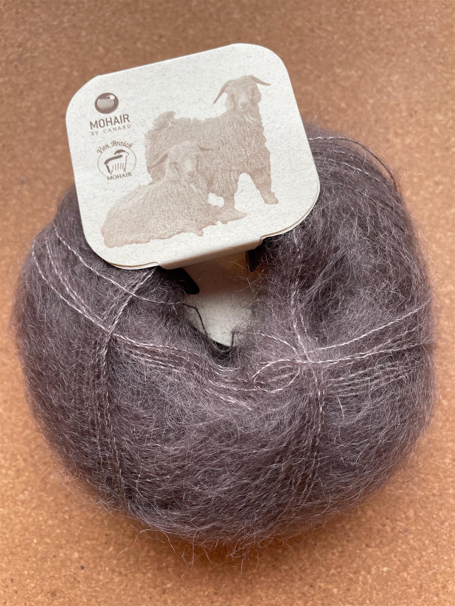 3007 Taupe -	Brushed Lace - Mohair by Canard - Garntopia