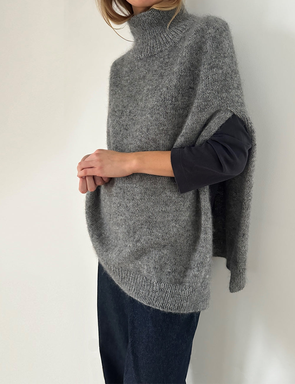 Le Knit -  Darcy Cape - Papir - Lene Holme Samsøe - Garntopia