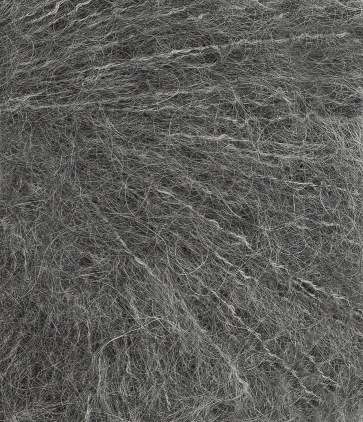 1053 Dark Grey Melange  - Ballerina Chunky Mohair - Sandnes garn - Garntopia