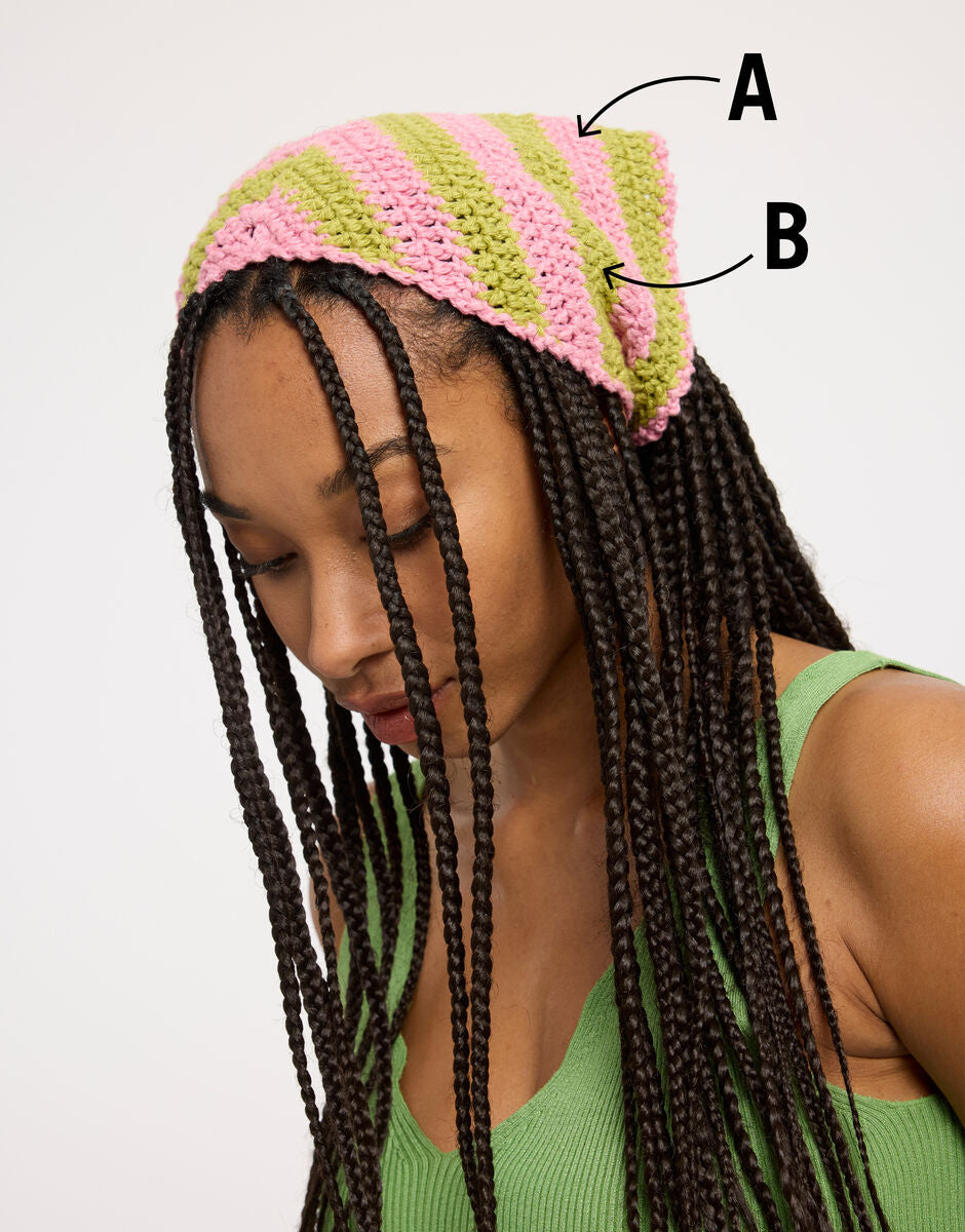 West Coast Bandana - Papir - Wool and the gang - Garntopia