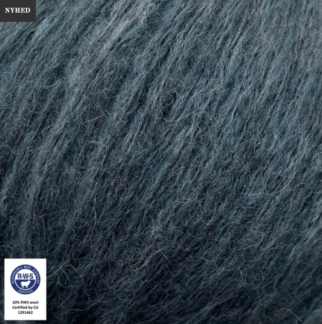 7782 Antracit Blå -	Snefnug - CaMaRose - Garntopia