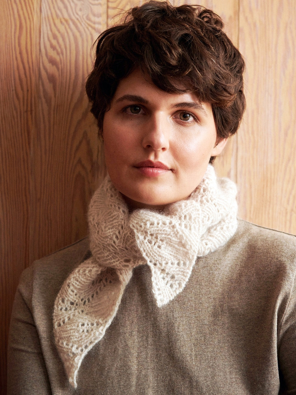 Le Knit - Hoja Scarf - Papir - Lene Holme Samsøe - Garntopia