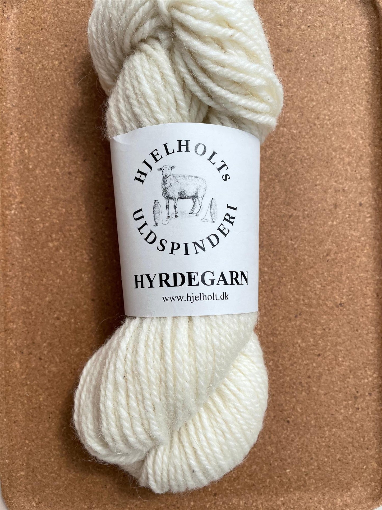 01 Hvid - Hyrdegarn - Hjelholt - Garntopia