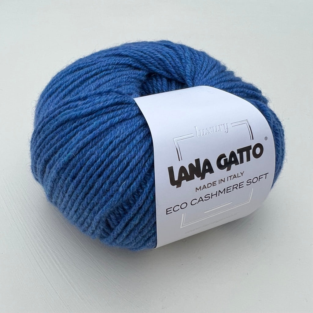 30152 Blå - Eco Cashmere Soft - Lana Gatto - Garntopia