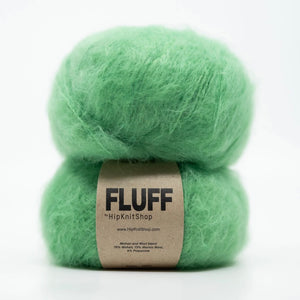 Jelly Bean Green - Fluff - HipKnitShop - Garntopia