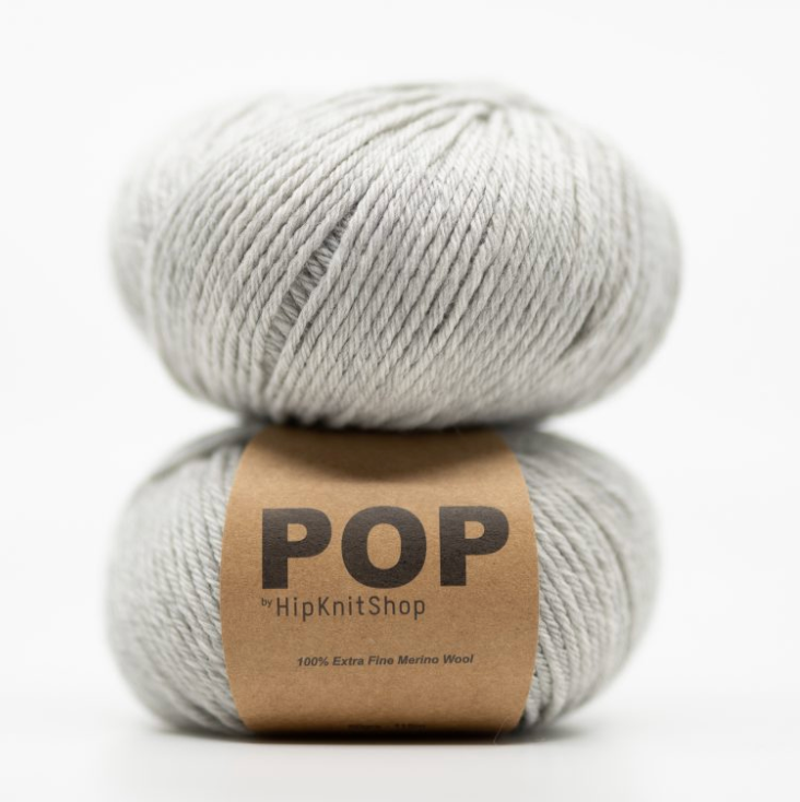 Foggy Grey - Pop Merino - HipKnitShop - Garntopia