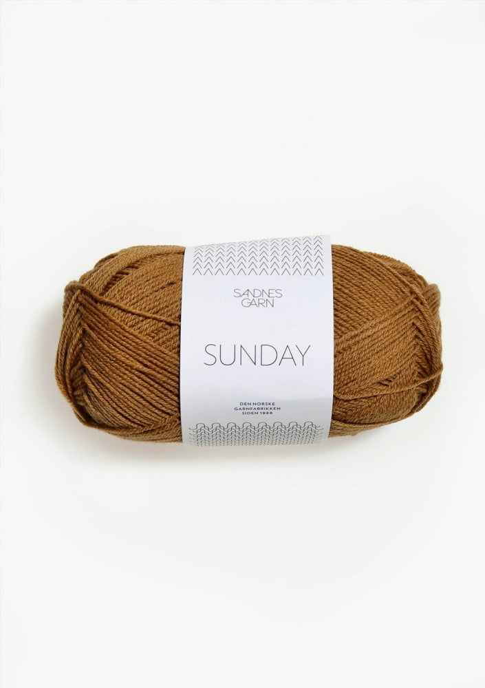 2543 Brunt Sukker -	Sunday - Sandnes garn - Garntopia