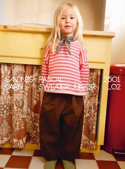 2501 - Mykt til barn - Nr. 2 Pascal Sweater Junior - Sandnes garn - Garntopia