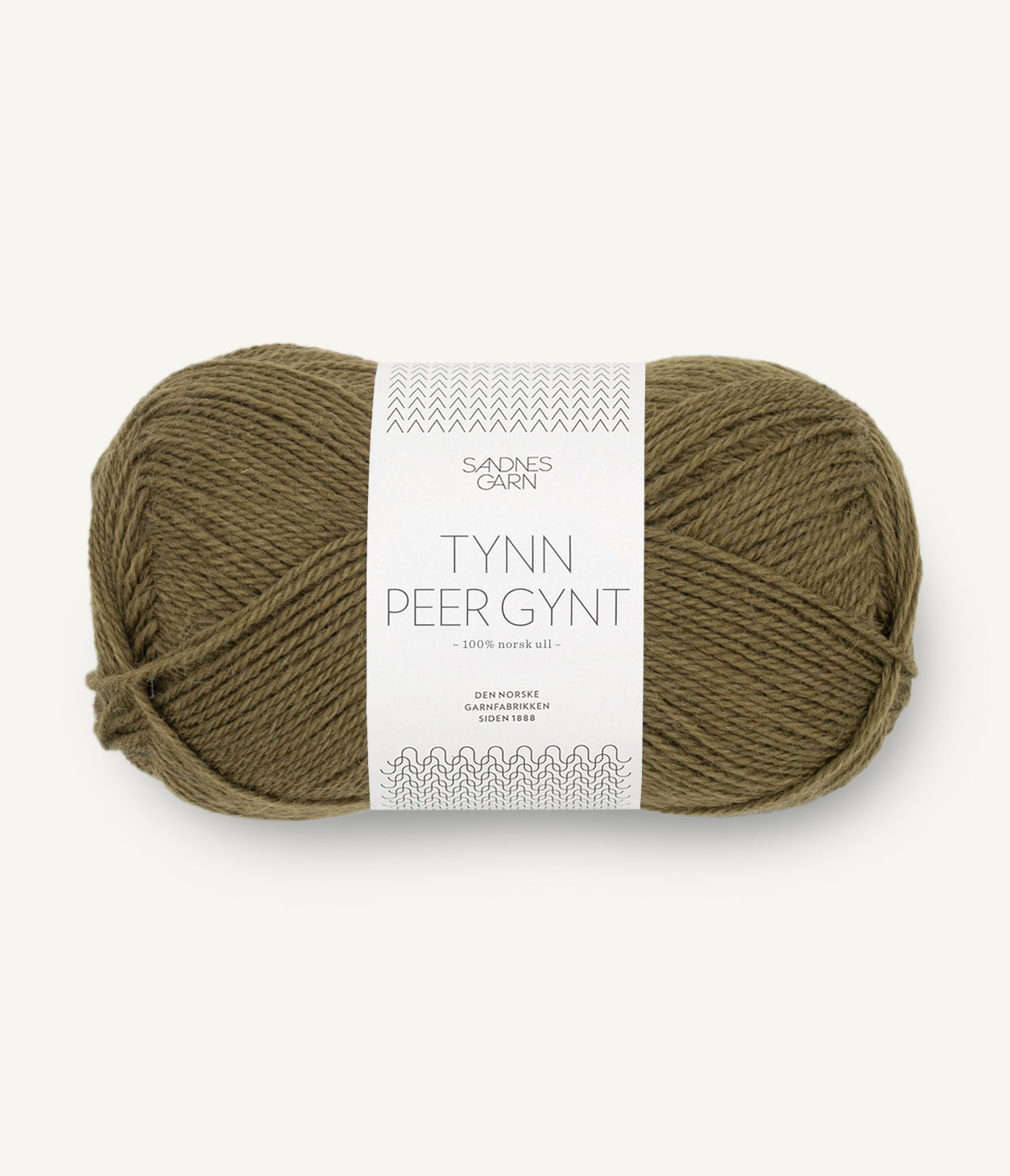 9873 Dark Olive - Tynn Peer Gynt - Sandnes garn - Garntopia