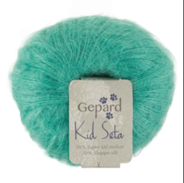 830 Aqua green - Kid Seta - Gepard Garn - Garntopia