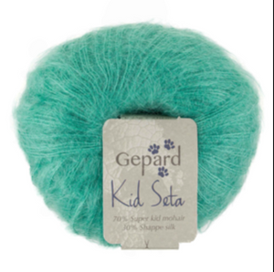 830 Aqua green - Kid Seta - Gepard Garn - Garntopia