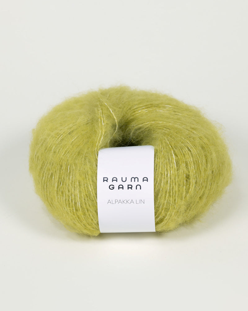 1363 Spiregrønn -	Alpakka Lin - Rauma Garn - Garntopia