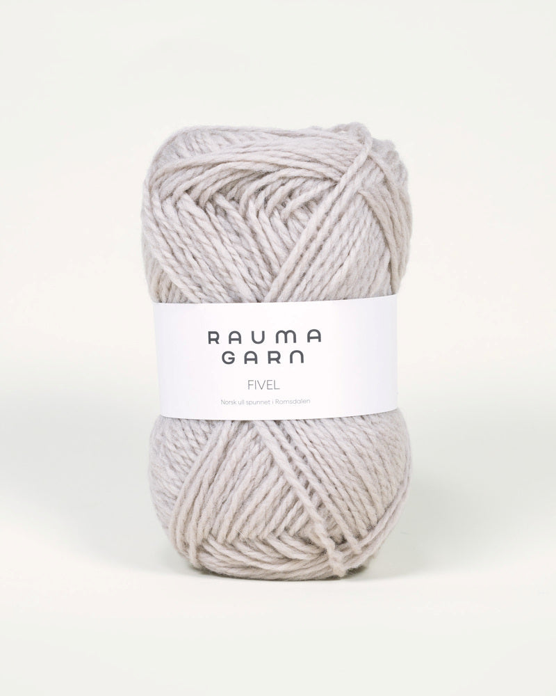 04 Gråbeige -	Fivel - Rauma Garn - Garntopia
