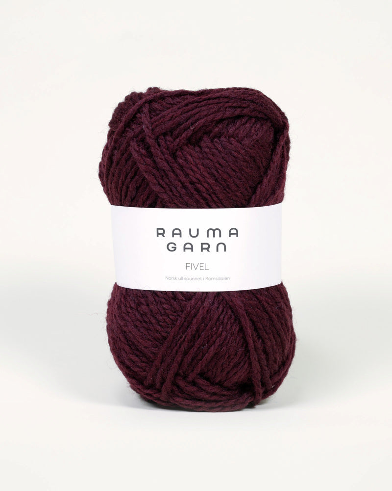 06 Burgunder -	Fivel - Rauma Garn - Garntopia