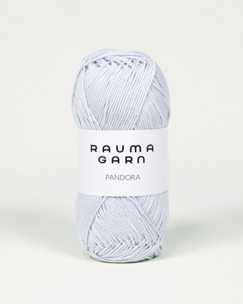 287  Isblå -	Pandora - Rauma Garn - Garntopia