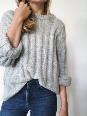 Stripes On Long Sweater - Paper