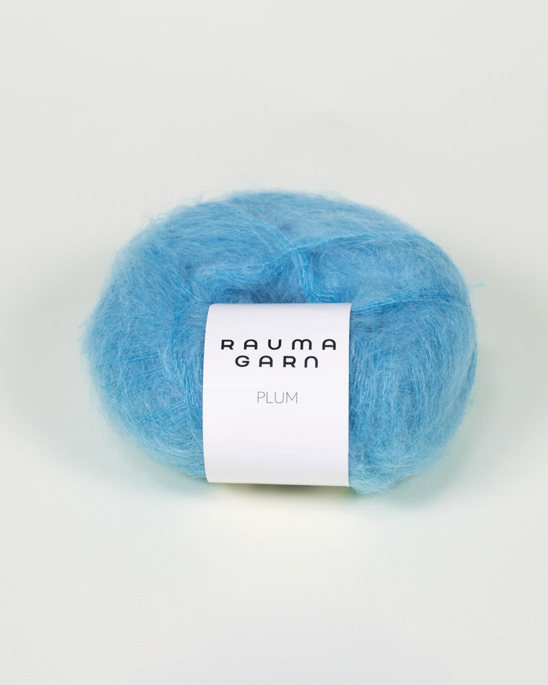 077 Turkis  -	Plum - Rauma Garn - Garntopia