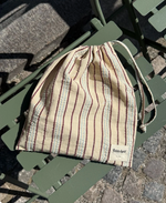 Knitter’s String Bag - Seersucker Twin Stripe
