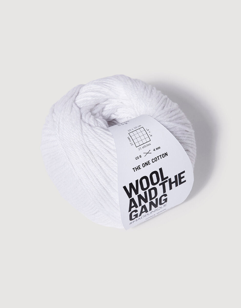 Chalk White - The One Cotton - Wool and the gang - Garntopia