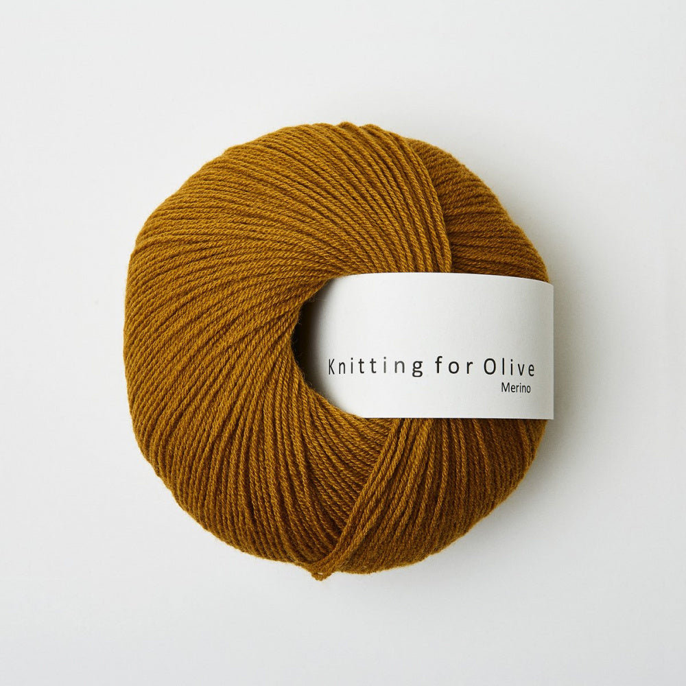 Mørk Okker -	Merino - Knitting for Olive - Garntopia