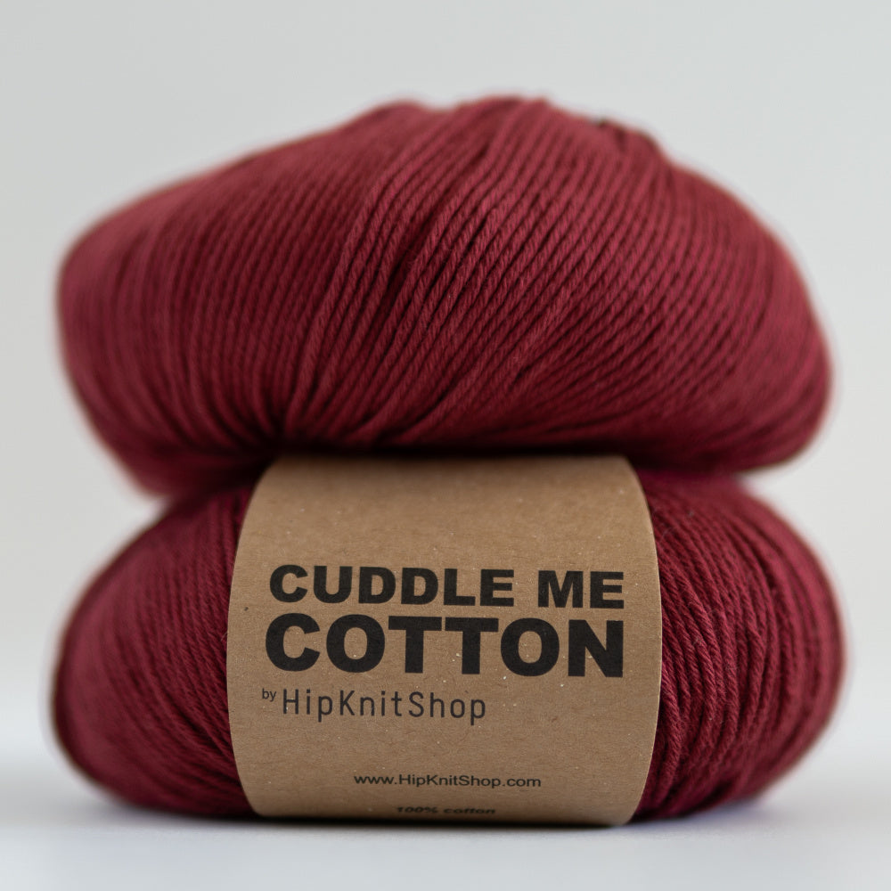 Cherry plum -	Cuddle Me Cotton - HipKnitShop - Garntopia