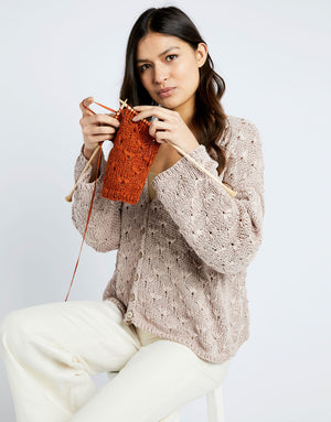 Moloko Cardigan - Papir - Wool and the gang - Garntopia