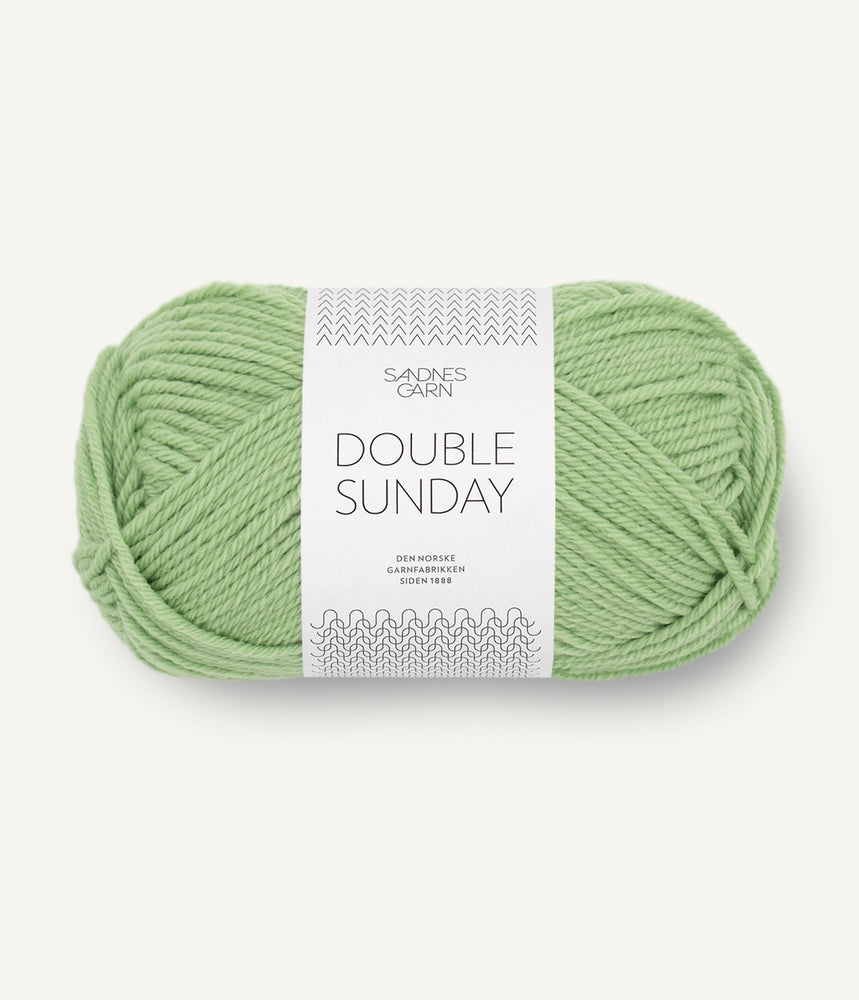 8733 Spring Green - DOUBLE SUNDAY - Sandnes garn - Garntopia