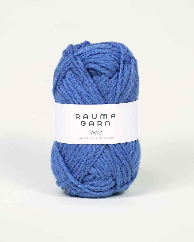 51 Jeans blå -	Vams - Rauma Garn - Garntopia