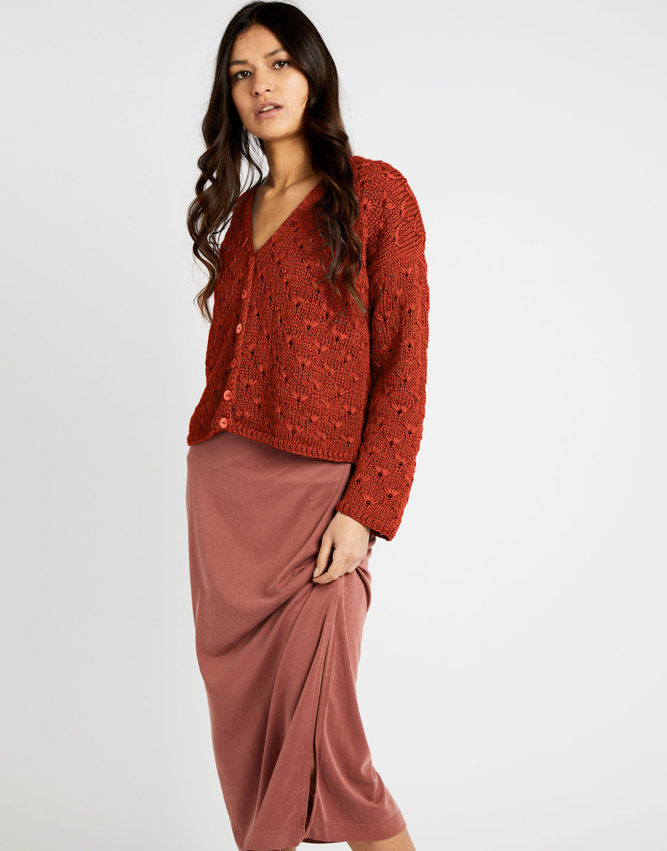 Moloko Cardigan - Papir - Wool and the gang - Garntopia