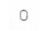Karabinring Sort - 22x12 mm AC4042