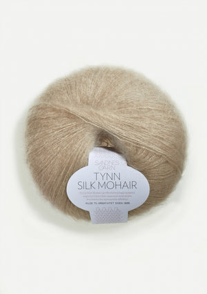 3021 Lys Beige -	Tynn Silk Mohair - Sandnes garn - Garntopia