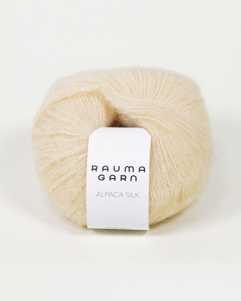 6409 Lys strågul -	Alpaca Silk - Rauma Garn - Garntopia
