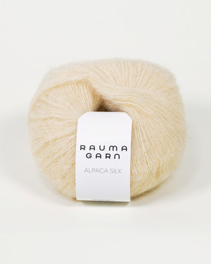 6409 Lys strågul -	Alpaca Silk - Rauma Garn - Garntopia