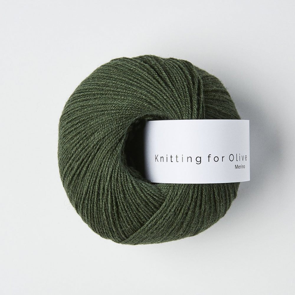 Flaskegrøn -	Merino - Knitting for Olive - Garntopia