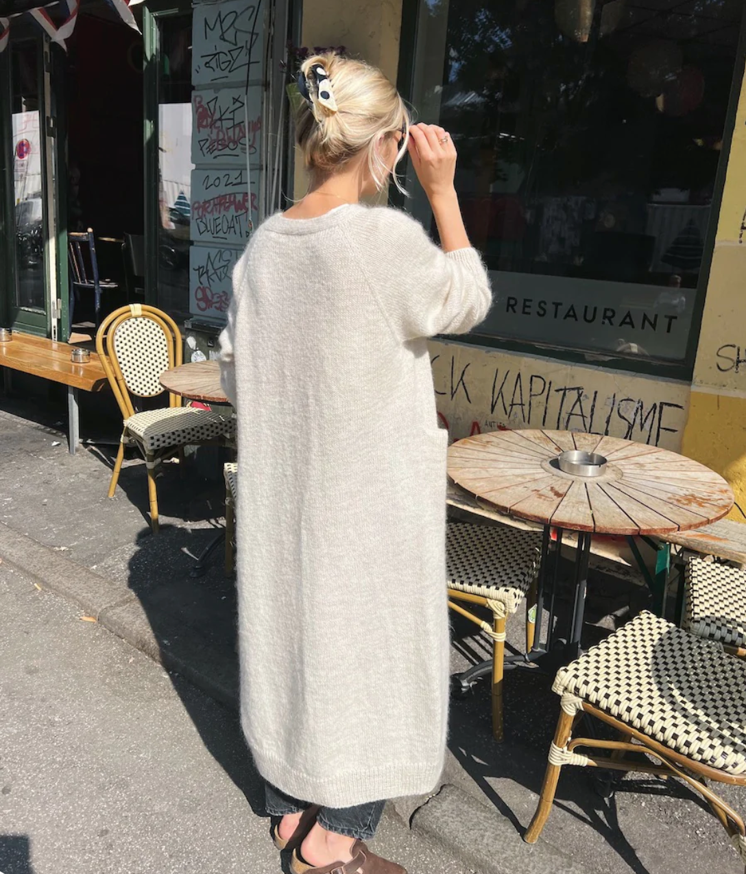 Ingen Dikkedarer-cardigan - Papir - PetiteKnit - Garntopia