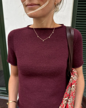 Ivy Tee - Papir - PetiteKnit - Garntopia