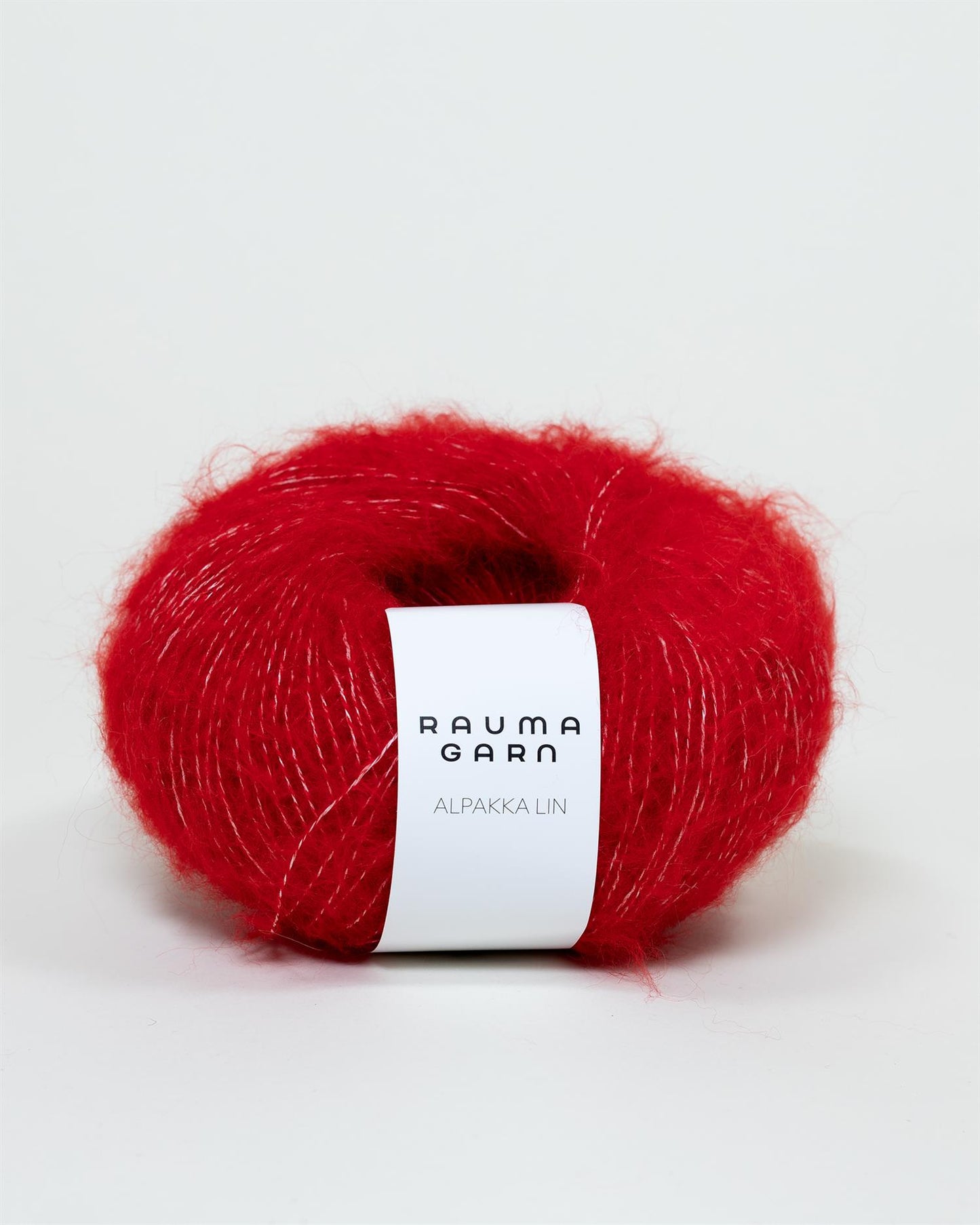 1365 Rød -	Alpakka Lin - Rauma Garn - Garntopia