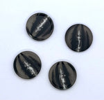 Knapp, Grå - Resin - 30 mm
