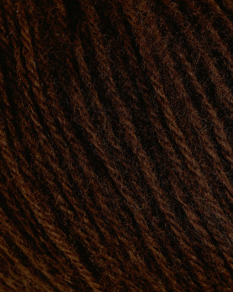 18 Kanelbrun -	Lun Merino - Rauma Garn - Garntopia