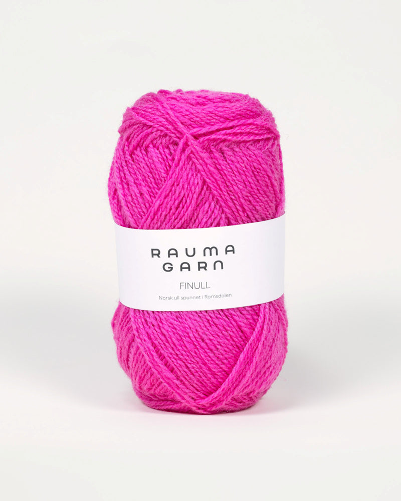 4686 Skarp rosa -	Finull Pt2 - Rauma Garn - Garntopia