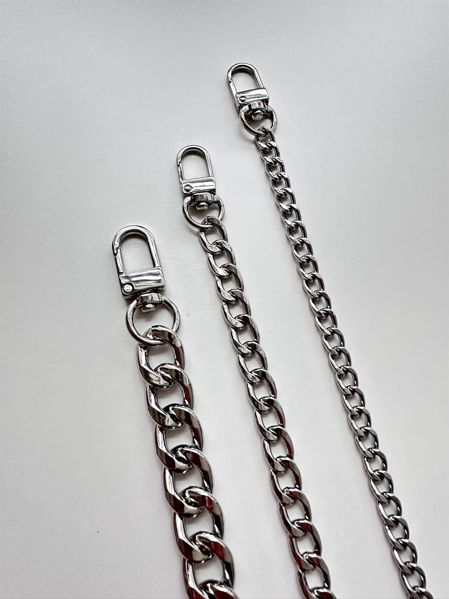 Veskelenke Sølv Tykk - 82 cm - Garntopia - Garntopia