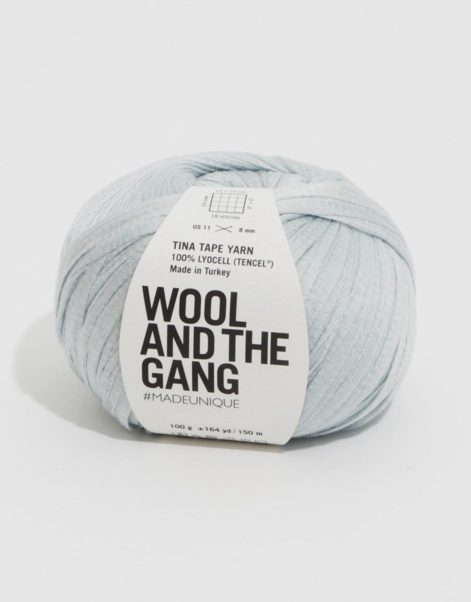 Duck Egg Blue - Tina Tape - Wool and the gang - Garntopia